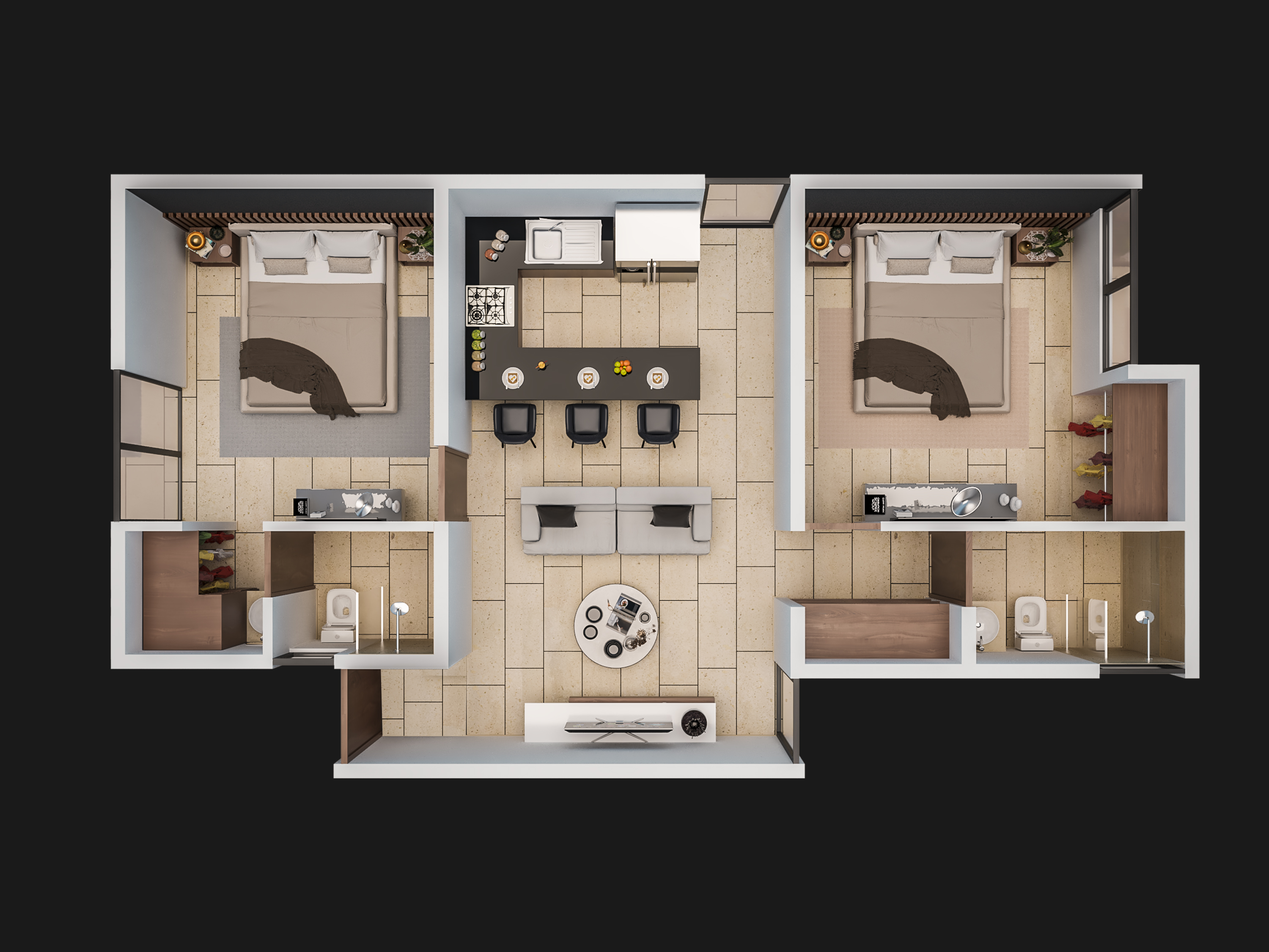 PLANTA 3D-DEPARTAMENTO 3