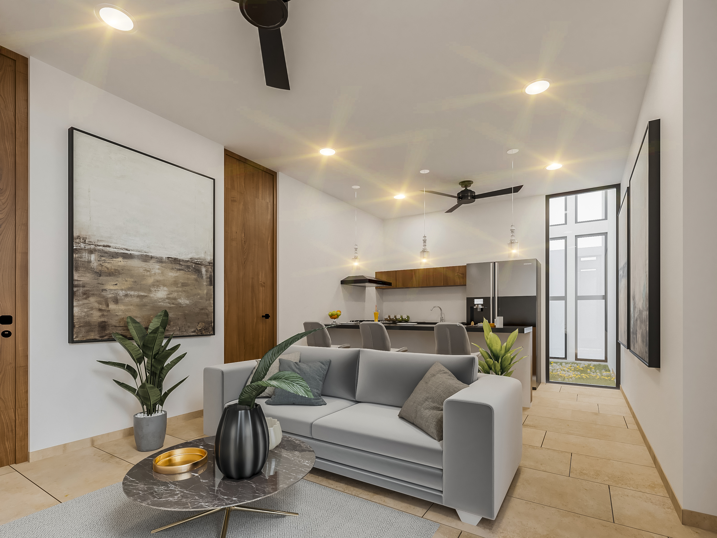 SALA,COCINA-DEPARTAMENTO 3